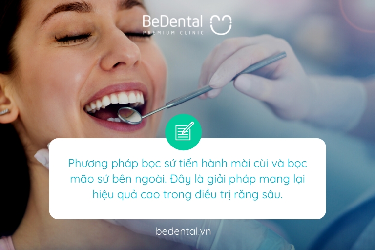 Bọc sứ răng mang tính thẩm mỹ lẫn độ bền cao đối với những ca điều trị răng sâu