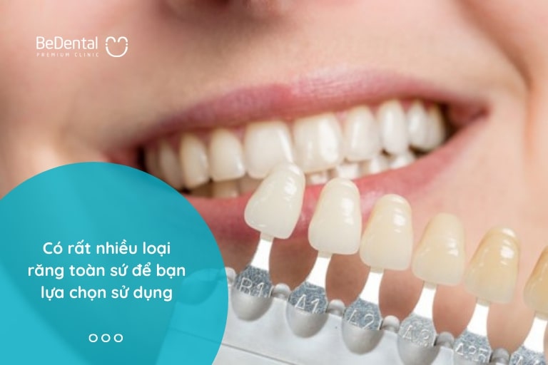 Giá bọc răng toàn sứ cao thấp phụ thuộc vào loại răng được chọn sử dụng