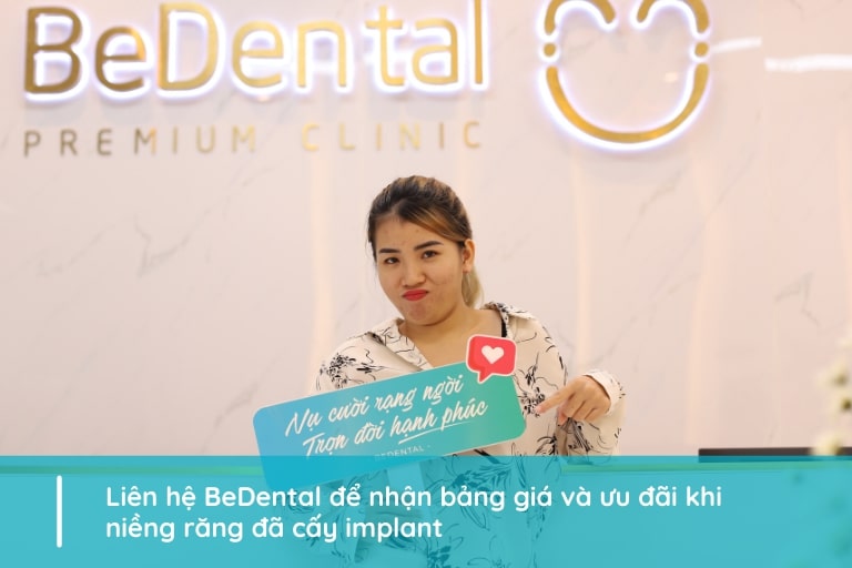 BeDental là địa chỉ uy tín giúp bạn xác định được trồng răng implant có niềng răng được không và thực hiện đúng quy trình kỹ thuật, đảm bảo an toàn
