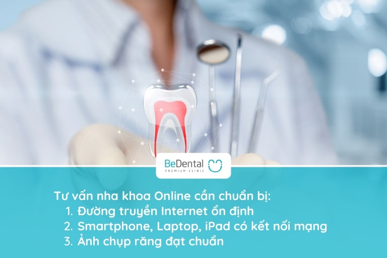 Cần chuẩn bị gì để được tư vấn khám răng Online
