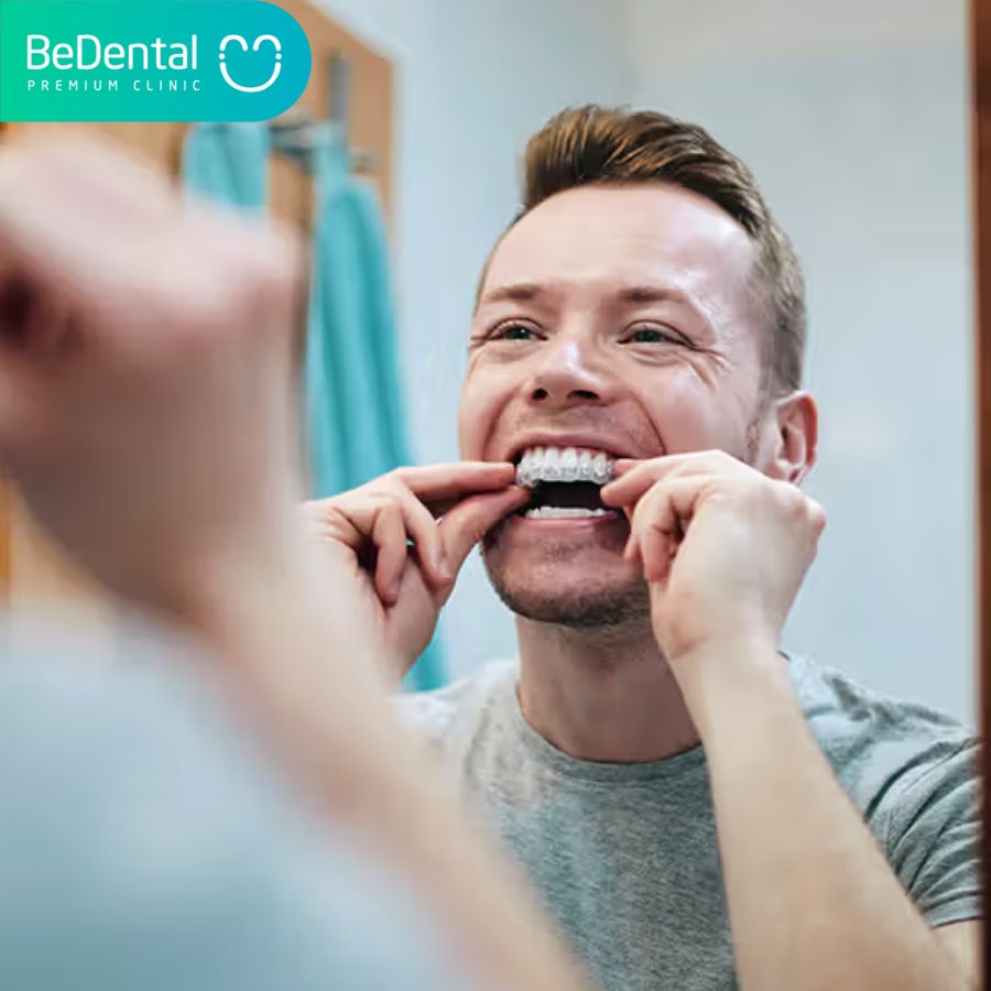 Over-the-counter products such as whitening strips and peroxide toothpaste are a convenient and economical solution to the problem. However, they won't be as efficient as chairside whitening.