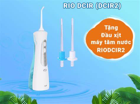 Sử dụng máy tăm nước cầm tay Rio Dcir đơn giản tiện lợi