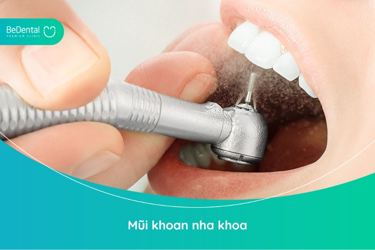 Mũi khoan nha khoa là dụng cụ phổ biến cho quá trình điều trị các vấn đề về răng