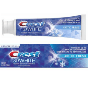 Kem đánh răng trắng răng crest 3d white arctic fresh whitening 116g mỹ