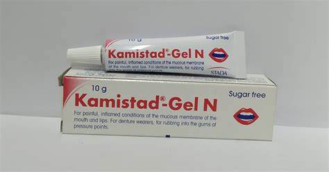 Thuốc nhiệt miệng Kamistad đặc trị nhiệt miệng, loét miệng.