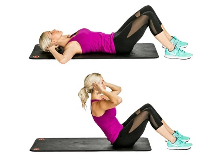 Bài tập sit-up ngược sẽ đốt lượng calo trong vùng bụng và giảm đi lượng mỡ thừa hiệu quả