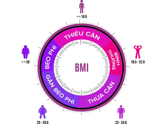 BMI giúp đo lường tình trạng cơ thể, xác định cơ thể gầy hay thừa cân