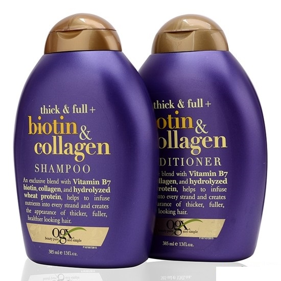 Dầu gội chăm sóc tóc chắc khỏe Biotin & Collagen OGX