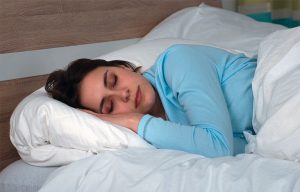 woman sleeping