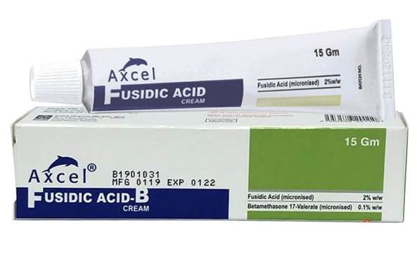  Thuốc bôi điều trị viêm da Axcel Fusidic acid (Sản phẩm chứa kháng sinh được kê theo toa) 