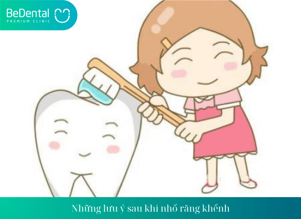 Những lưu ý sau khi nhổ răng khểnh