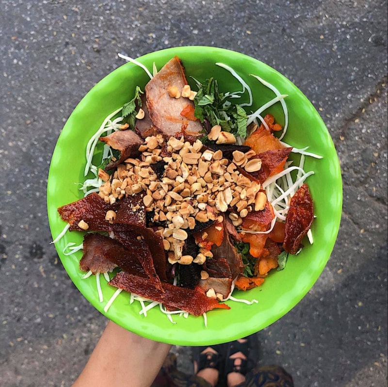 Top 15 must-try foods in Hanoi - Dried beef salad - Hanoi's favorite snack