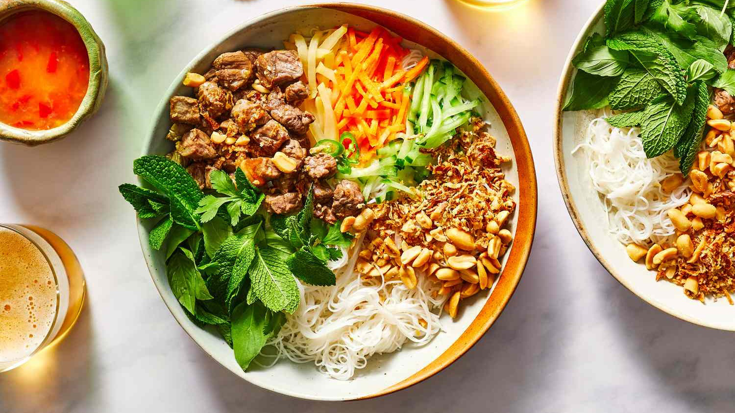 Top 20 must-try dishes in Ho Chi Minh City: Bun thit nuong - Vietnamese rice vermicelli with grilled pork