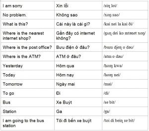 Basic vietnamese phrases you should know