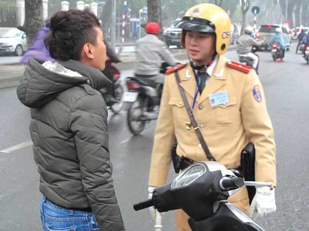 Vietnamese police trap