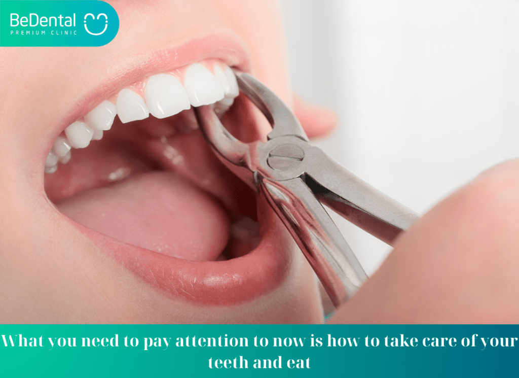 What you need to pay attention to now is how to take care of your teeth and eat