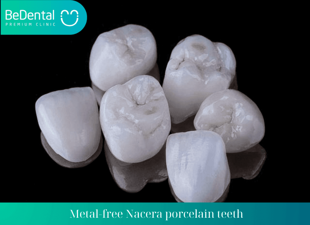 Metal free Nacera porcelain teeth