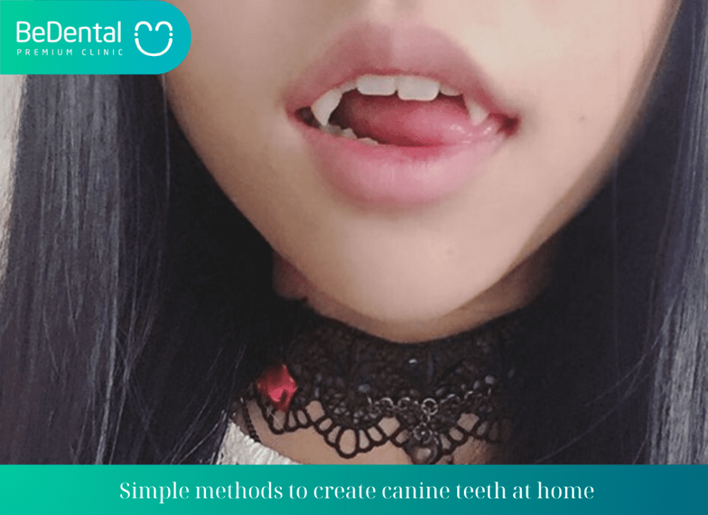 Simple methods to create canine teeth at home