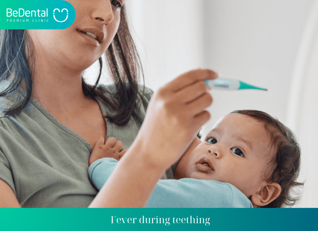 Fever during teething