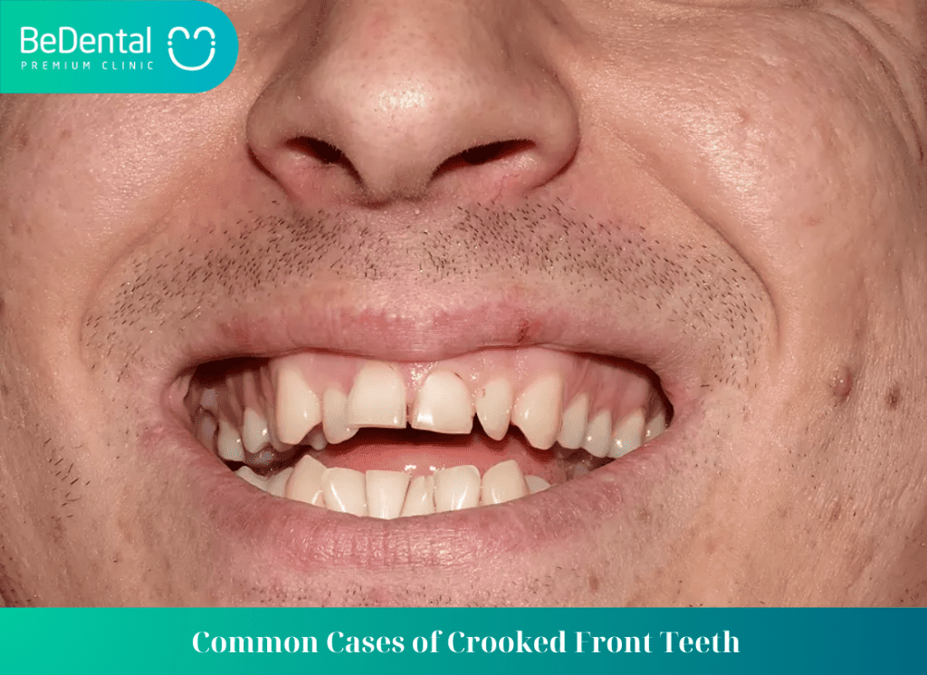 Common Cases of Crooked Front Teeth