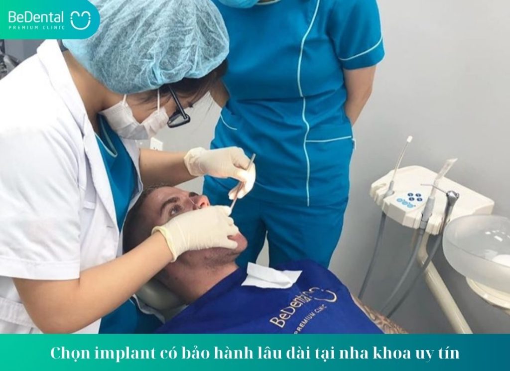 Chọn implant có bảo hành lâu dài tại nha khoa uy tín, chất lượng