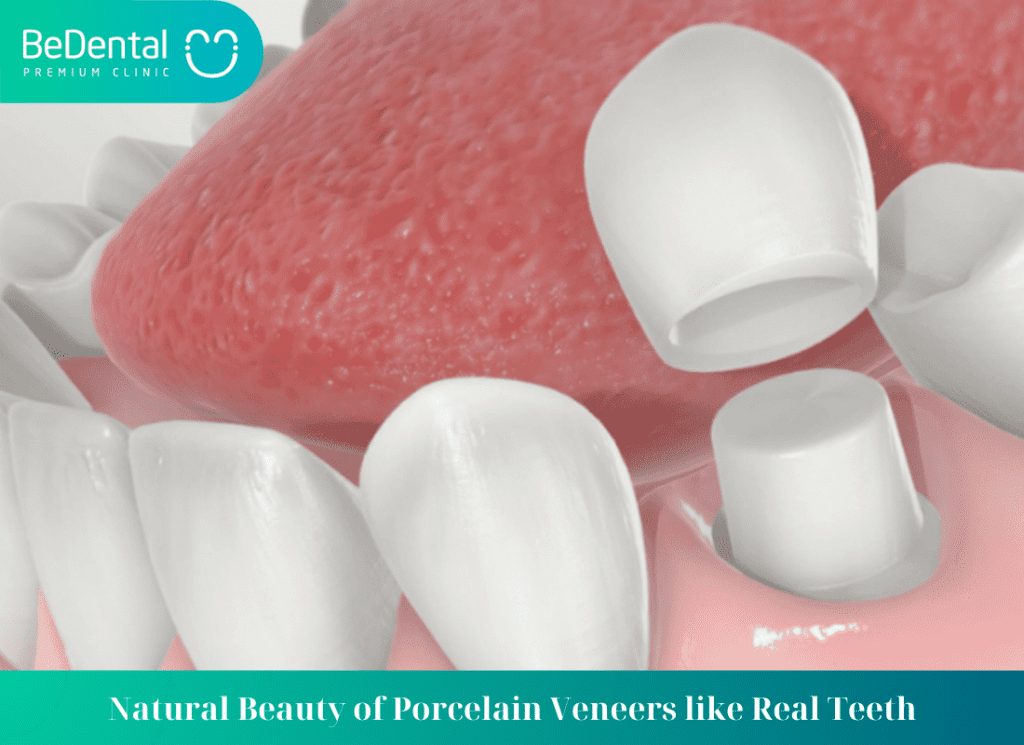 Natural Beauty of Porcelain Veneers like Real Teeth