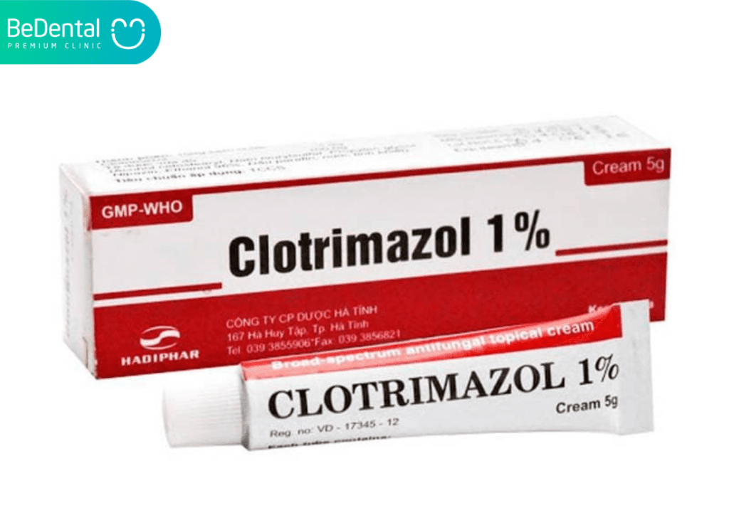 THUỐC TRỊ NẤM MIỆNG: LỰA CHỌN HIỆU QUẢ VÀ NHỮNG LƯU Ý 4 Clotrimazole
