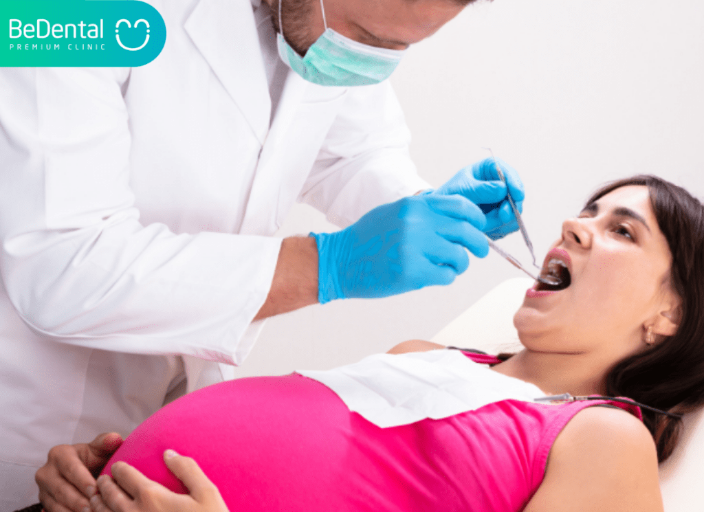 Co bau nho rang duoc khong