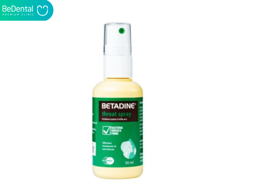 Betadine xịt họng