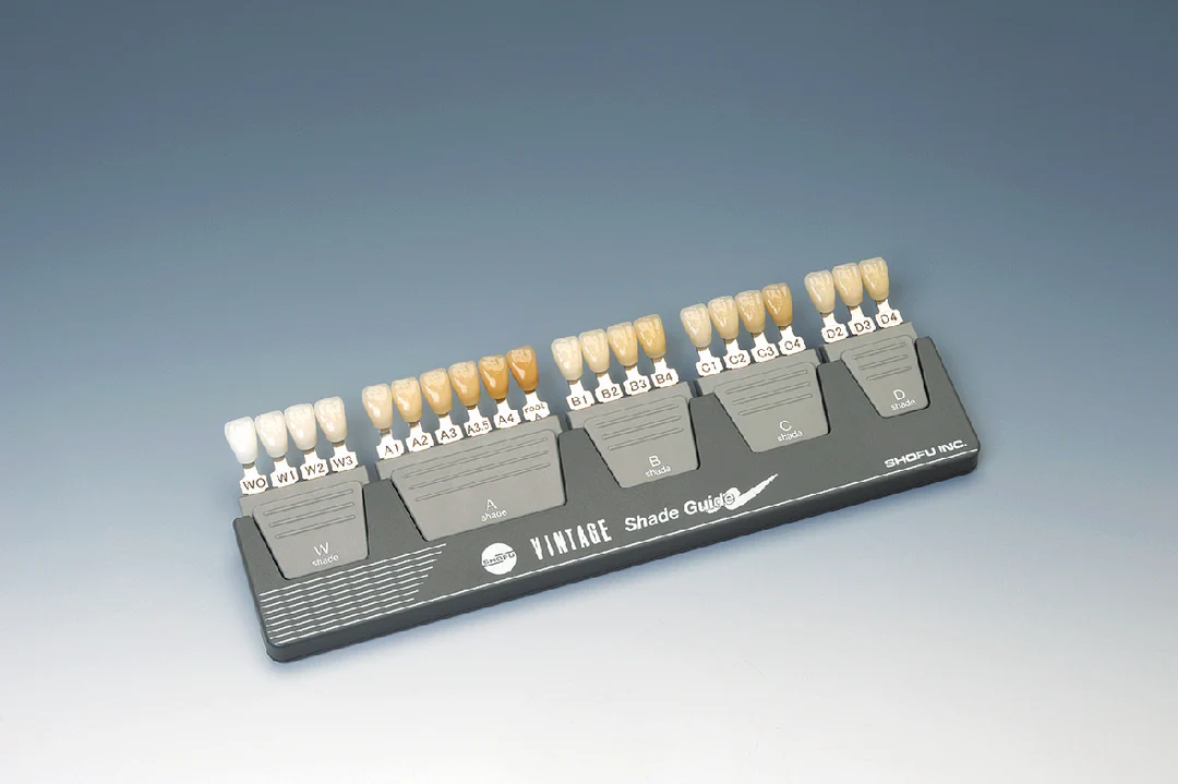 Porcelain Shade Guide in Vietnam: How Dentists Choose the Perfect Crown Color 3 VINTAGE 2