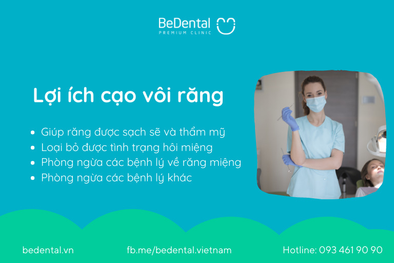 lợi ích của cạo vôi răng lấy cao răng